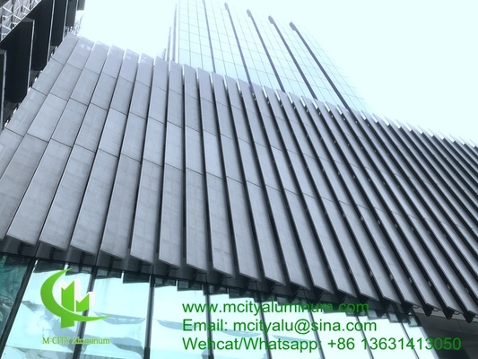 FOSHAN PVDF Metall-Aluminiumperforierte Nichtstandardplatte für Gebäudeaußen