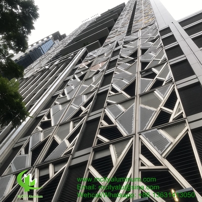 China PVDF Metall-Aluminium-perforierte Standardplatte für Gebäudeaußen