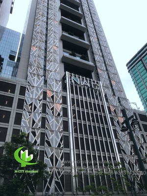 PVDF Metall-Aluminium-Perforationsbogen für den Außenbereich von Gebäuden