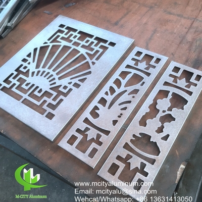 PVDF Metall-Aluminium-Perforationsmuster zur Dekoration von Gebäudefassaden
