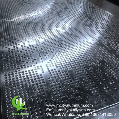 PVDF Metall-Aluminium-Perforationsmuster zur Dekoration von Gebäudefassaden