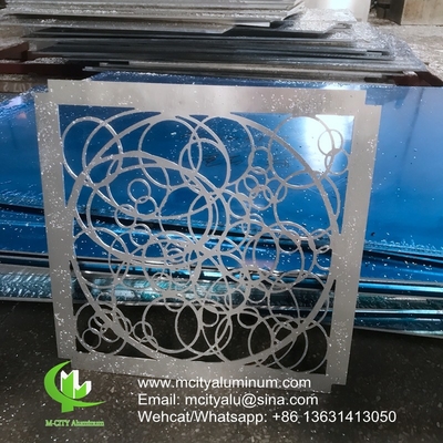 Fassadenverkleidung aus Aluminiummassivplatten für Fassadenbelag