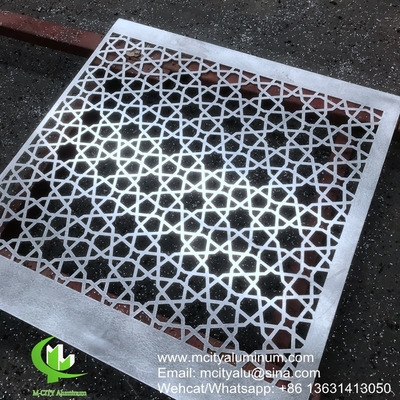 PVDF Metall-Aluminium-Perforationsmuster zur Dekoration von Gebäudefassaden
