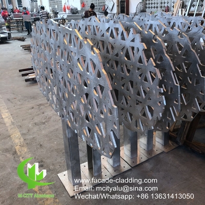 10 mm Pulverbeschichtung Metall-Aluminium-Hohlplattenverkleidung für die Außenverkleidung von Fassaden