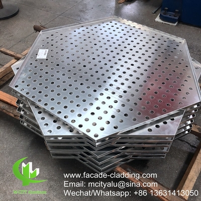 Guangdong Pulverbeschichtung Metall-Aluminium-Festplatten für die Außenverkleidung von Fassaden