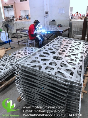 Aluminiumdecke Pulverbeschichtung Metall-Aluminium-Hohlplattenverkleidung für die Außenverkleidung von Fassaden