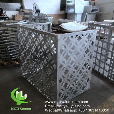 Fassadenverkleidung aus Aluminiummassivplatten für Fassadenbelag