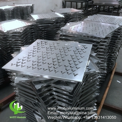 Goldfarbe Metall-Aluminium-Perforationsverkleidung für die Außenverkleidung von Fassaden
