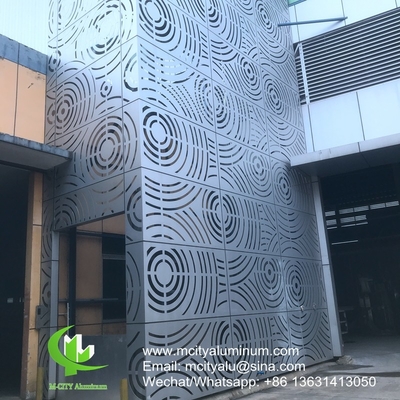 Wandverkleidung Pulverbeschichtung Metall-Aluminium-Fassade Außenverkleidung