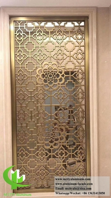 10mm Metallpartition mit Lasergeschnittenem Muster
