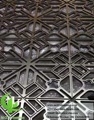 Lasergeschnittenes Aluminium-Bildschirm Metallpartition für Innenarchitektur