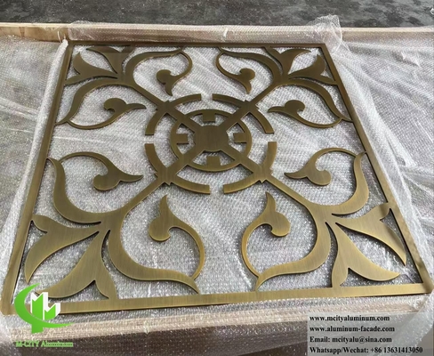 Architektonische Metallwand mit Lasergeschnittenem Muster Aluminiumblech 10 mm
