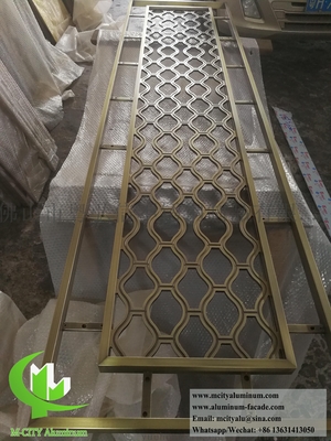 Architektonisches Metall-Laser-Schnitt-Bild Aluminiumblech mit Gravurmuster