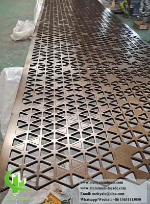 Lasergeschnittene Metallscheibe 10 mm Aluminium Trennwand