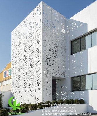 Wandverkleidung Pulverbeschichtung Metall-Aluminium-Fassade Außenverkleidung