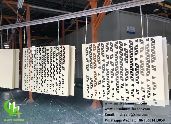 Perforierbare Metallfassaden Aluminium-Bekleidungsplatten Außenwanddekoration