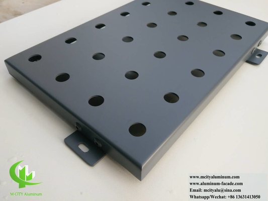 Anpassungsfähige Aluminium-Fassadenbeschichtung für jedes Gebäude 3D-Design Perforation CNC-Gravur
