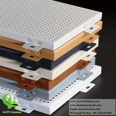 Anpassungsfähige Aluminium-Fassadenbeschichtung für jedes Gebäude 3D-Design Perforation CNC-Gravur