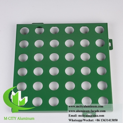 Anpassungsfähige Aluminium-Fassadenbeschichtung für jedes Gebäude 3D-Design Perforation CNC-Gravur Mehr