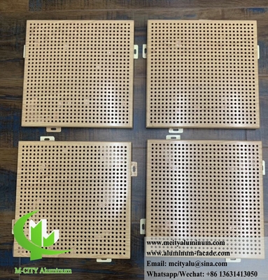 Einfache Installation von Perforierter Aluminiumfassade für moderne Gebäudedesign mit CNC-Gravurplatten