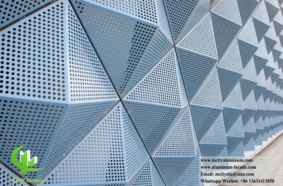 Architektonische Metallverkleidungsplatten 3D-Form für Außenwandplatten