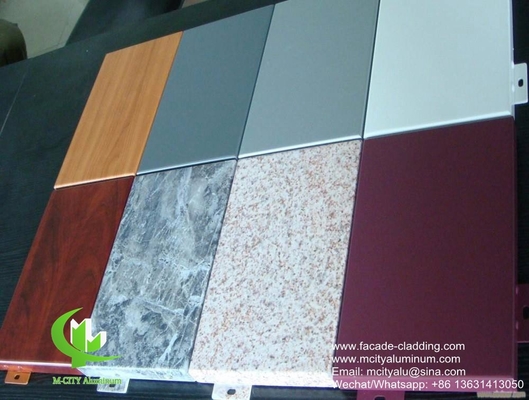 3003 2 mm Metall-Aluminium-Panel Fluorkohlenstoff-Aluminium-Festplatten Vorhangwand für Fassadenverkleidung