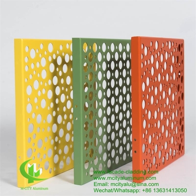 Aluminiumplatten, Fluorkohlenstoffperforierte Aluminiumplatten, Vorhangwandplatten, Aluminiumplatten für Fassadenverkleidungen