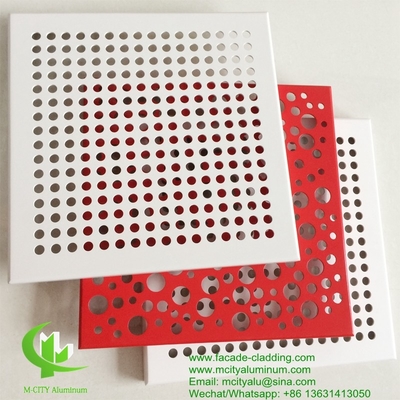 Aluminiumplatten, Fluorkohlenstoffperforierte Aluminiumplatten, Vorhangwandplatten, Aluminiumplatten für Fassadenverkleidungen