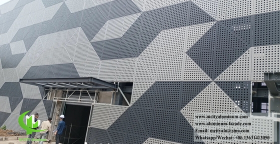 Anpassbare Farben und Oberflächen für Aluminiumplatten zur Gebäudedekoration