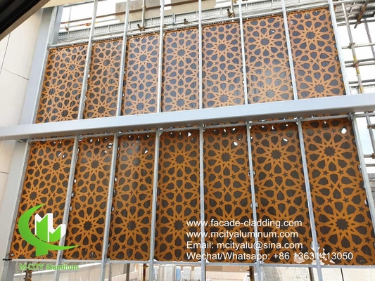 Architektonische Fassade Aluminiumplatte 1200x2400mm 3mm Dicke
