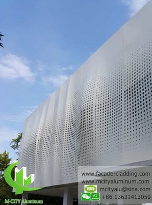 Architektonische Fassaden aus Aluminiumplatten