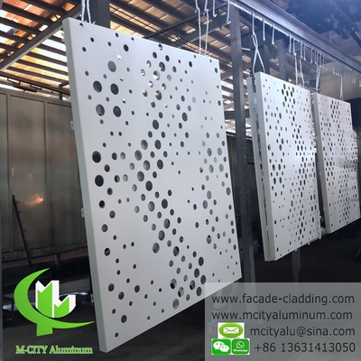 Blumenentwurf Aluminiumplatten für Krankenhausfassade kundenspezifisches Metallblech China Hersteller