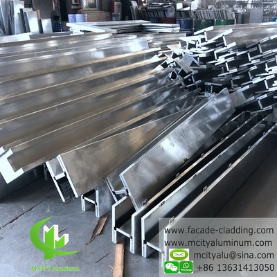 Außenseite Metallmuster Aluminiumfassade Wandverkleidung Metallvorhangwand