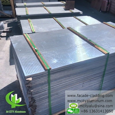 CNC-Schnitzplatten aus Fluorkohlenstoffperforierter Aluminiumplatte Vorhangwand Aluminiumplatte für Fassadenverkleidung