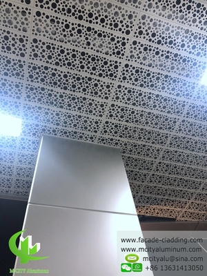 Fluorkohlenstoffperforierte Aluminiumplatten für die Decke, Vorhänge und Wand