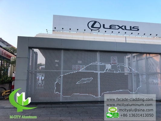 Perforierte Aluminiumfolie für Wandverkleidung