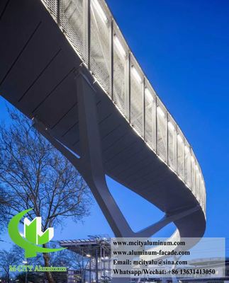 Erweitertes Aluminiumgitter für Gebäudedekoration 3mm Dicke