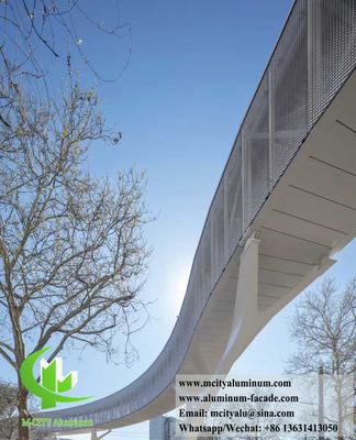 Erweitertes Aluminiumgitter für Gebäudedekoration 3mm Dicke