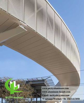 Erweitertes Aluminiumgitter für Gebäudedekoration 3mm Dicke