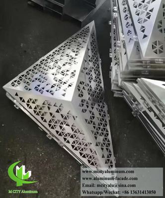 3D-Fassadendesign Metallblech Aluminiumbeschichtung Perforationsblech