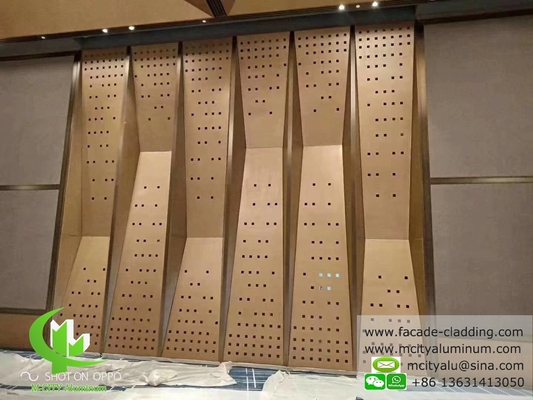 Perforierte Aluminiumfolie für Wandverkleidung