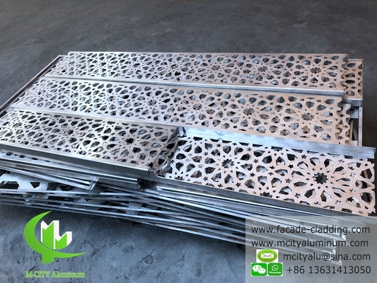 CNC-Schnitt-Aluminiumfassade für Wandverkleidung, Pulverbeschichtung für Außenanwendungen