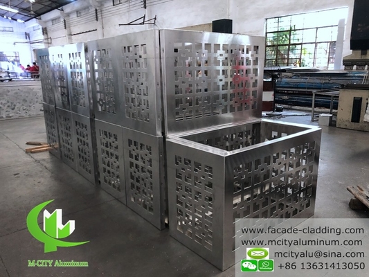 Metall-Aluminiumblech-Aluminium-Festplatten Vorhangwandverkleidung perforiertes Muster