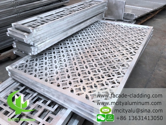 Dekoratives Laserschneiden Aluminiumplatten für die Fassadenverkleidung