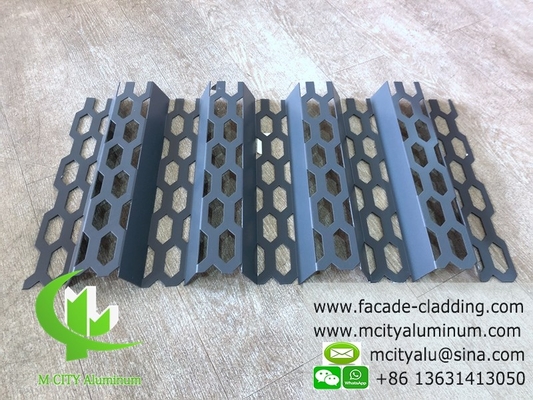 Perforierte Aluminiumbleche Massivplatten Metalldekorationsplatten für Architektur