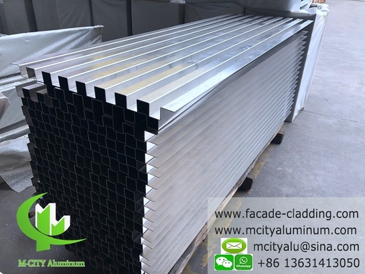 Architektonische Fassade Aluminium PVDF Veredelung Massiv Aluminium Panel