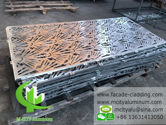 Perforierte Aluminiumbleche Massivplatten Metalldekorationsplatten für Architektur
