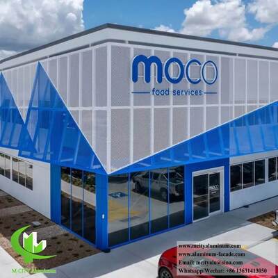 3003 Aluminiumlegierung Aluminium Fassadenplatte kundenspezifisch für architektonische Vision gefertigt