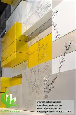 Architektonische 3003 Aluminium Fassadensysteme, kundenspezifisch gefertigte Paneele für moderne Außenbereiche