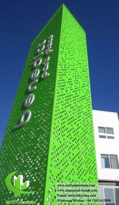 Architektonische 3003 Aluminium Fassadensysteme, kundenspezifisch gefertigte Paneele für moderne Außenbereiche